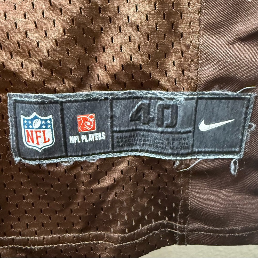 Nike Browns #2 Manziel NFL On Field Jersey Medium Brown - Picture 7 of 13
